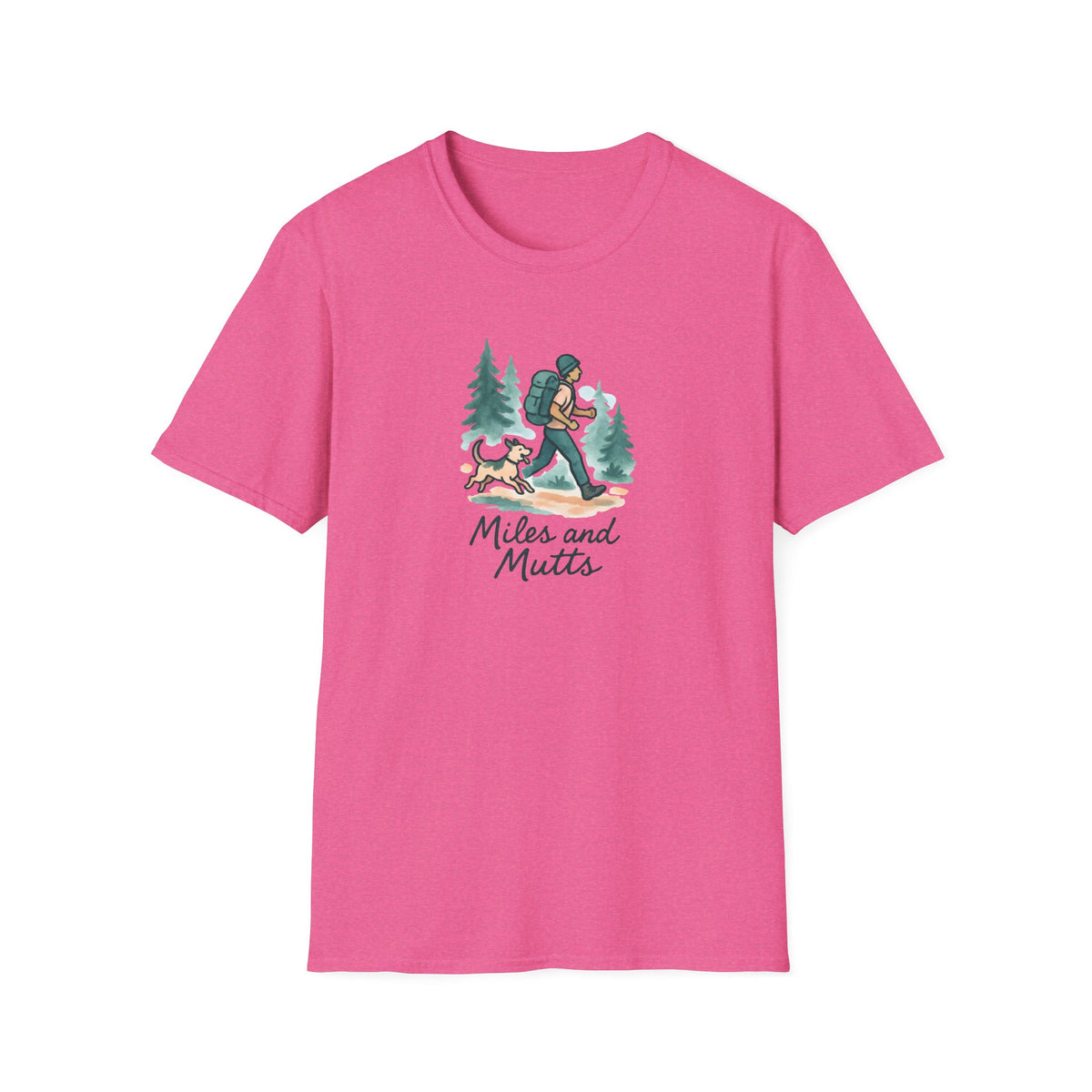 Hiker and Dog Trek T-Shirt