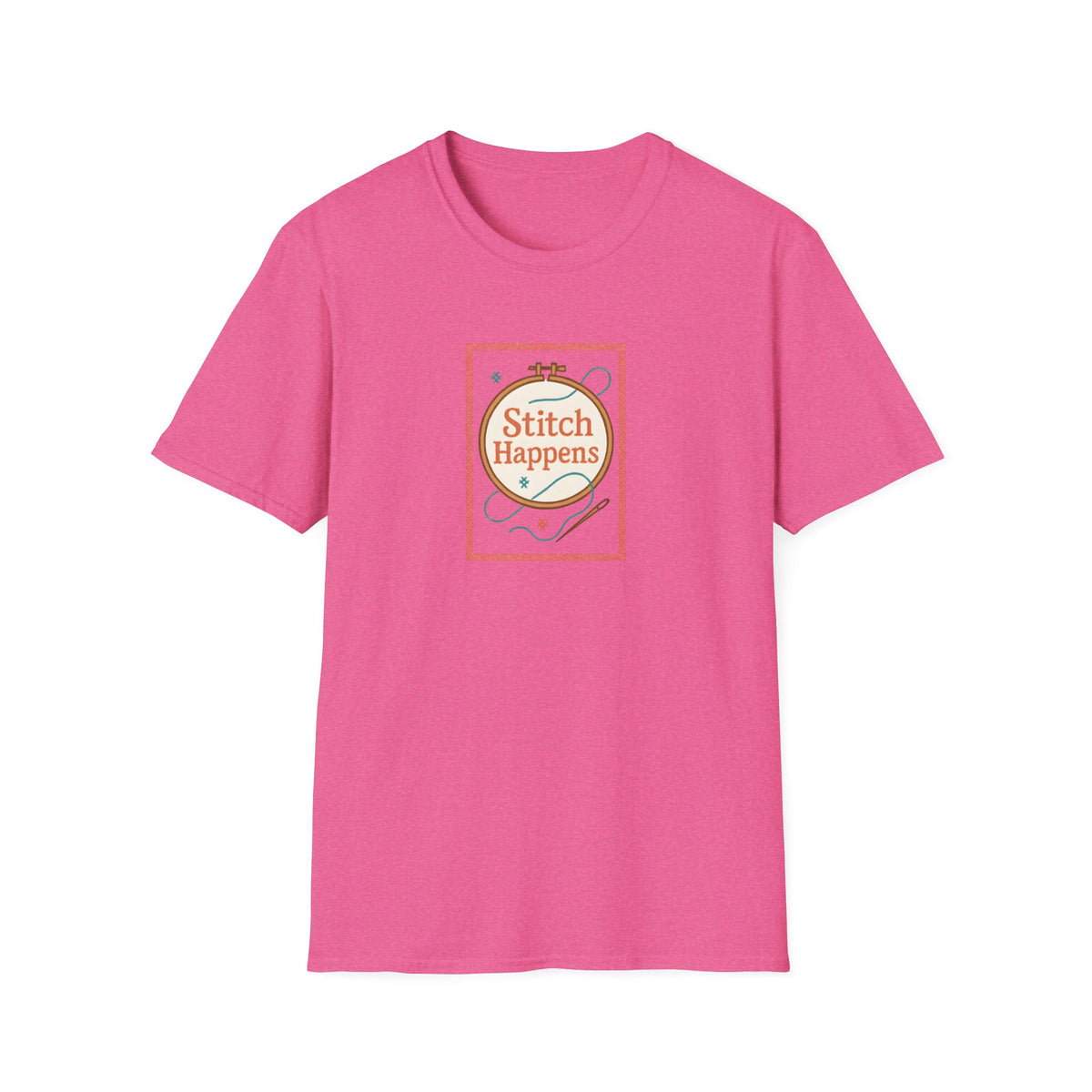 Stitch Happens Embroidery T-Shirt